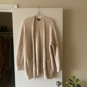 Cream colored cozy cardigan